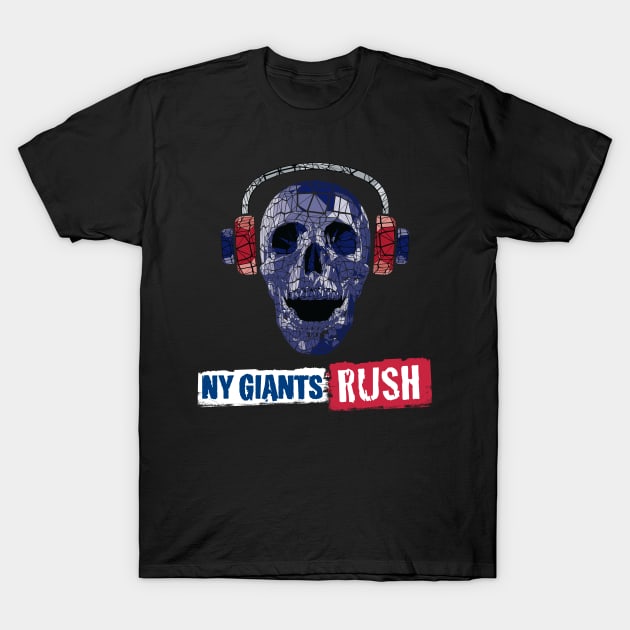 Giants Rush: Crystal Skull T-Shirt by NYGiantsRush